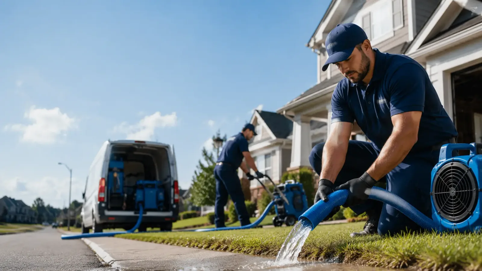 Flood Damage Restoration in Advance, NC